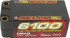 Gens Ace akumulátor Gens ace Redline Series 6100mAh 7.4V 130C 2S2P HardCase 71# LiPo