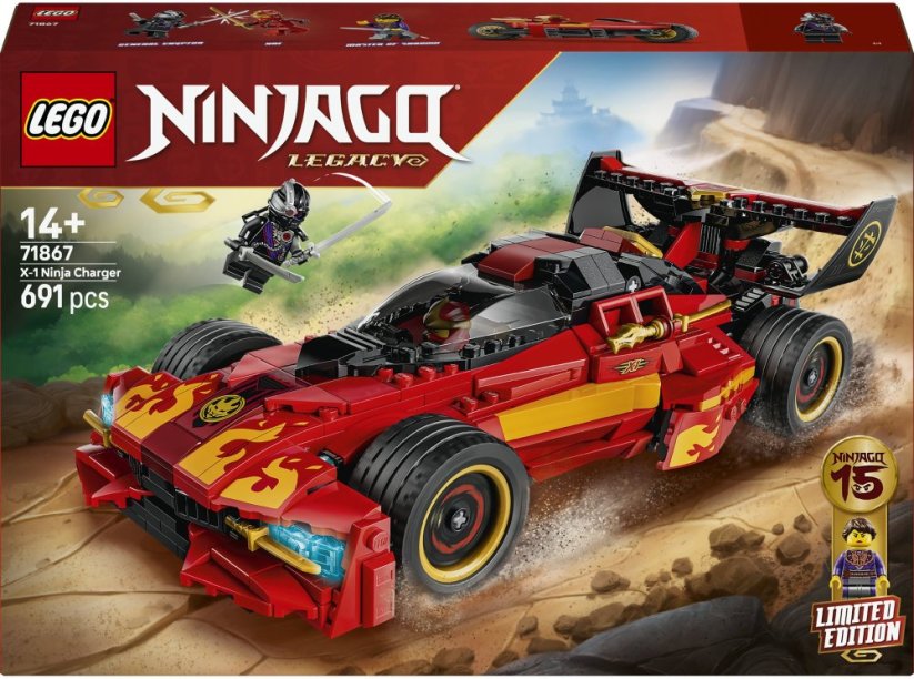 LEGO Ninjago Ninjaścigacz X-1 — 15-lecie (71867)