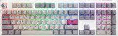 Ducky One 3 Mist Grey Gaming Tastatur, RGB LED - MX-Ergo-Clear