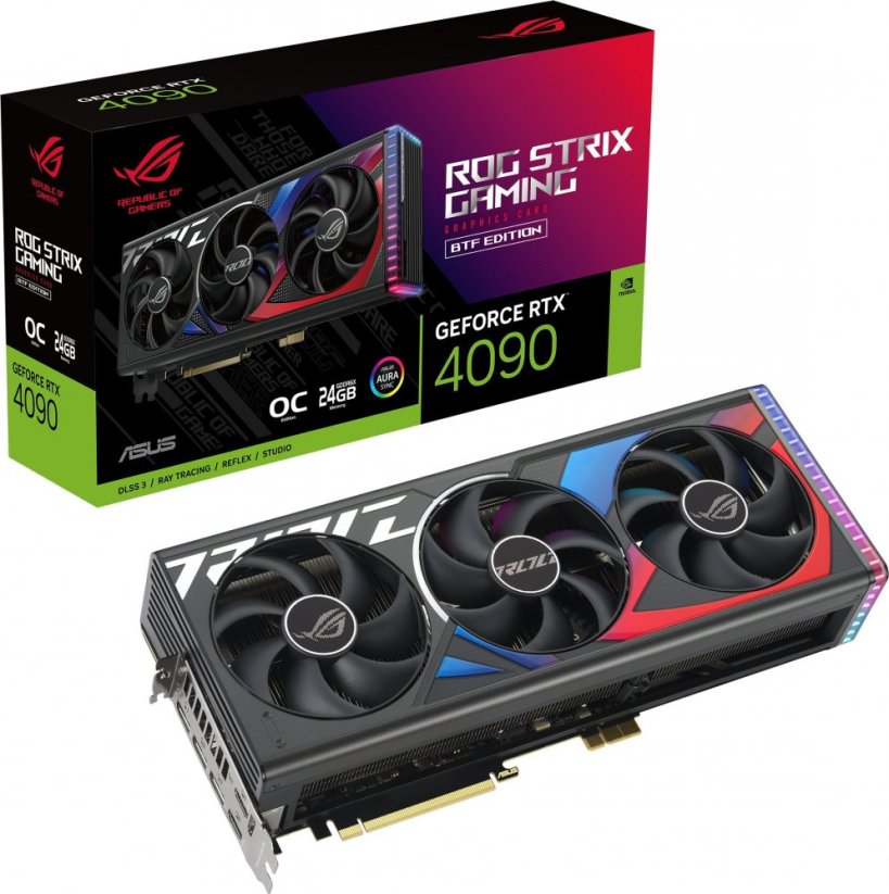 Asus ROG Strix GeForce RTX 4090 BTF OC  24GB GDDR6X (ROG-STRIX-RTX4090-O24G-BTF-GAMING)