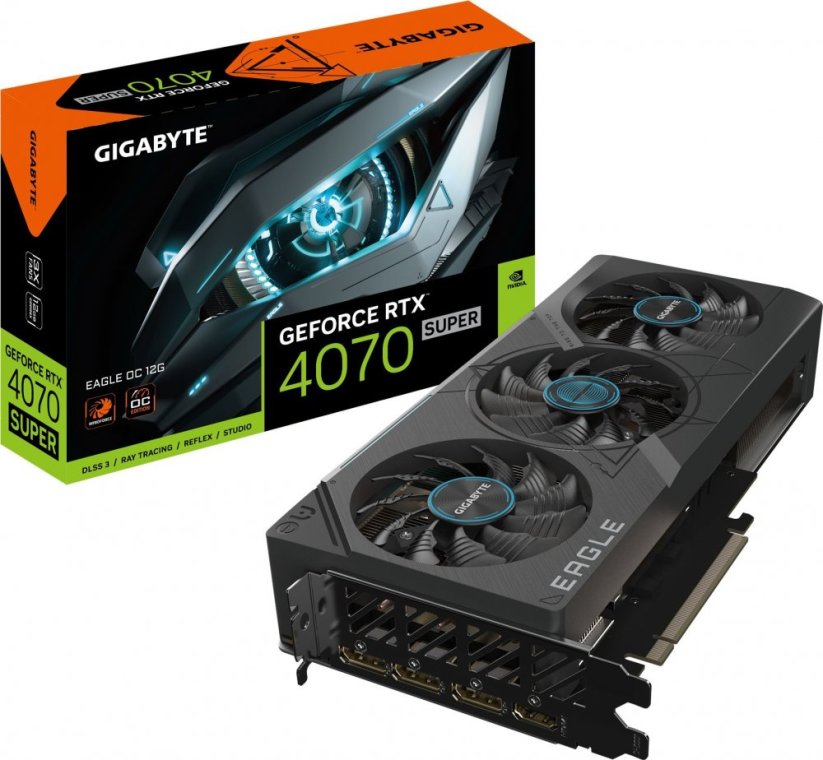 Gigabyte GeForce RTX 4070 SUPER Eagle OC 12GB GDDR6X (GV-N407SEAGLE OC-12GD)