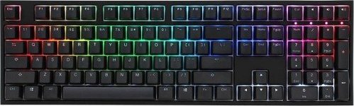 Ducky Ducky One 2 Backlit PBT Gaming Tastatur, MX-Nature-White, RGB LED - schwarz