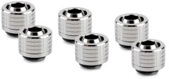 Thermal Grizzly DeltaMate Złączka kompresyjna, mosadz - Gloss Nickel, ST13, Opakowanie 6 sztuk (TG-DM-FIT-6317)