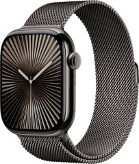 Apple Watch 10 GPS + Cellular 46mm gold Titanium Milanese Loop M/L Čierny