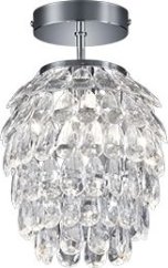 Trio Przezroczysta lampa przyna strop do niskiego pokoju Trio RL PETTY R60451006