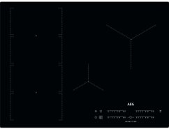 AEG Induction hob AEG IKE74471IB, installed only in a stone-type worktop