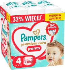 Pampers Pants pampers 4. Rozmer 9-15kg 124ks