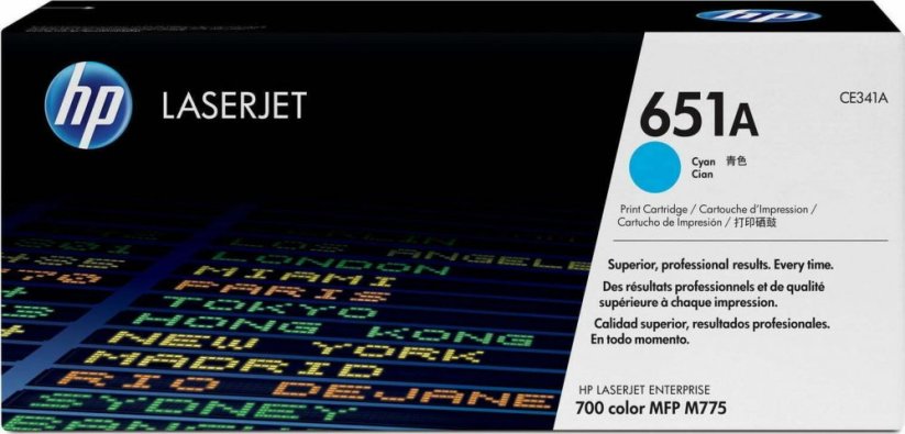 HP 651A Cyan Originál  (CE341A)