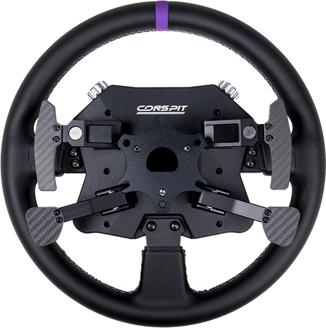 NoName CONSPIT 310 APEX Kierownica, ARGB, 2,99”-Display, Dual-Paddles - Čierny, 310mm