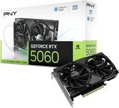 PNY GeForce RTX 5060 Dual Fan 8GB GDDR7 DLSS4 (VCG50608DFXPB1)