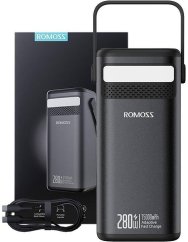 Romoss Powerbank Romoss PMT75-DC 75000mAh 280W, 240Wh (Čierny)