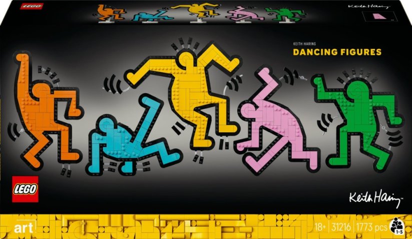 LEGO Art Keith Haring — tańczące postacie (31216)