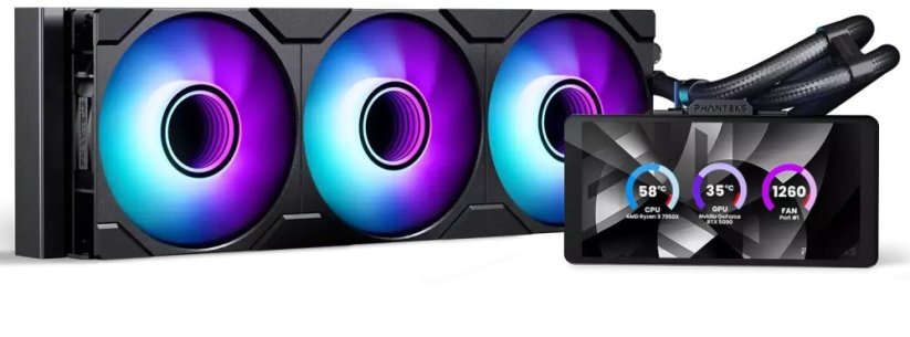Phanteks Glacier One 360M25 LCD (PH-GO360M25G2LCD_DBK01)