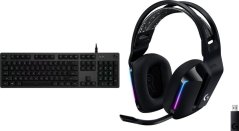 Logitech G512 GX Blue (920-008946) + G733 Lightspeed Czarne (981-000864)
