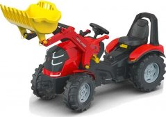 Rolly Toys Traktor na pedále X-Track z lyžica Tiché kolesá PREMIUM 3-10 rokov