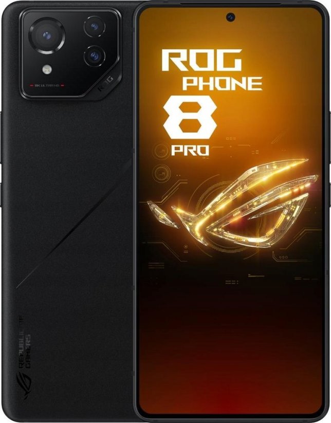 Asus Asus | ROG Phone 8 Pro | Phantom Juodas | 6.78 " | AMOLED | 2400 x 1080 pikselių | Qualcomm | Snapdragon 8 Gen 3 | Internal RAM 24 GB | 1000 GB | Dual SIM | Nano-SIM | 3G | 4G | Main camera 50+32+13 MP | Secondary camera 32 MP | Android | 14