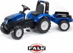 Falk FALK Duży Traktor z przyczepką New Holland