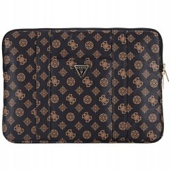 Guess Taška Guess Sleeve 14" Peony Pocket Triangle Čierny