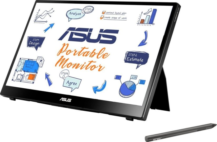 Asus prenosná ZenScreen Ink MB14AHD (90LM063V-B01170)