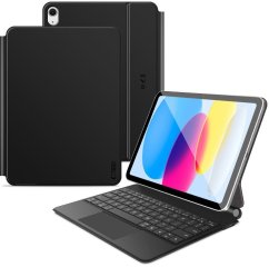 4kom.pl Etui Tech-Protect SmartCase Magnetic + Keyboard Apple iPad 10.9" 2022 / 11" 2025 Black