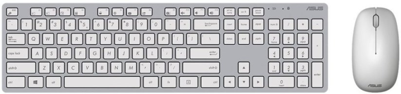 Asus Asus W5000 | Keyboard and Mouse Set | Wireless | US | White