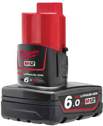 Milwaukee akumulátor M12 B6 12V 6,0Ah (4932451395)