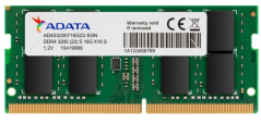 ADATA Premier, SODIMM, DDR4, 16 GB, 3200 MHz, CL22 (AD4S320016G22-SGN)