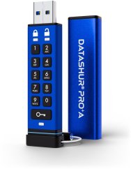 iStorage datAshur PRO+A 32GB Modrý (IS-FL-DA3A-256-32)