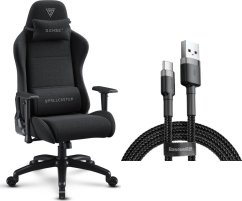 SENSE7 Spellcaster FUKU XL materiałowy czarny + kabel usb