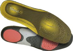 NoName Sievi Dual Comfort Plus: High Arch, Unisex, Vuxen, Komfort-innersula, Svart, Grå, Röd, Gul, EUE, 1 styck