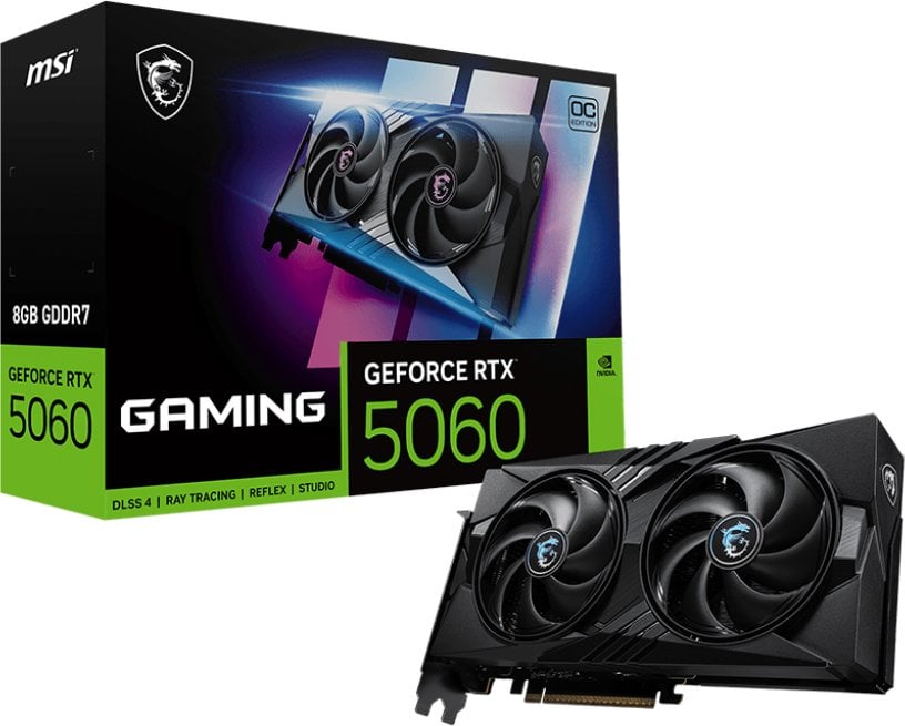 MSI GeForce RTX 5060 Gaming OC 8GB GDDR7 DLSS4