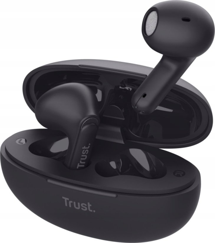 Trust Ausinės EARPHONES YAVI BT ENC/Juodas 25298 TRUST