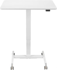 LogiLink Sit-stand workstation, single-motor, w/casters, white (EO0050W)