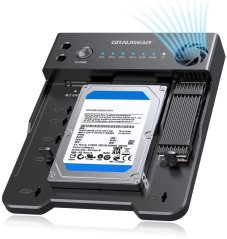 Graugear GRAUGEAR Klonstation für M.2 NVMe/SATA SSDds & 2,5"/3,5" HDD