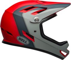 Bell prilba Sanction Presences Matte Crimson Srokove Gray r. L (58-60cm)