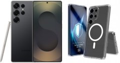Samsung Samsung Galaxy S25 Ultra 12/ 1TB Czarny (SM-S938BZK) + Etui Armor MagCase