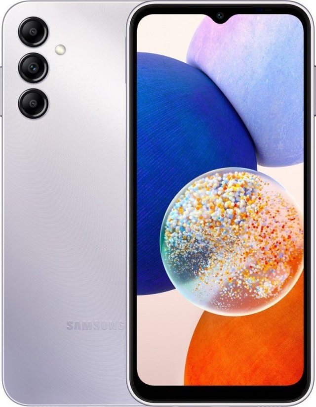 Samsung Galaxy A14 5G 4/64GB strieborný  (SM-A146PZSDEUE)