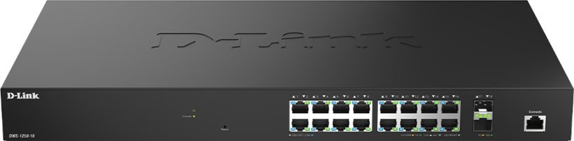 D-Link D-LINK DMS-1250-18/E 18-Port Multi-Gigabit Smart Managed Switch 18x 2.5G Multi-Gigabit 2 x 10G SFP+