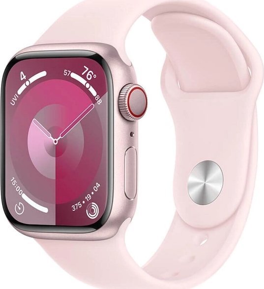 Apple Watch 9 GPS + Cellular 41mm Pink Alu Sport S/M Ružový