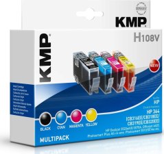 KMP KMP H108V Multipack BK/C/M/Y compatible with HP No. 364 - 1712,8005