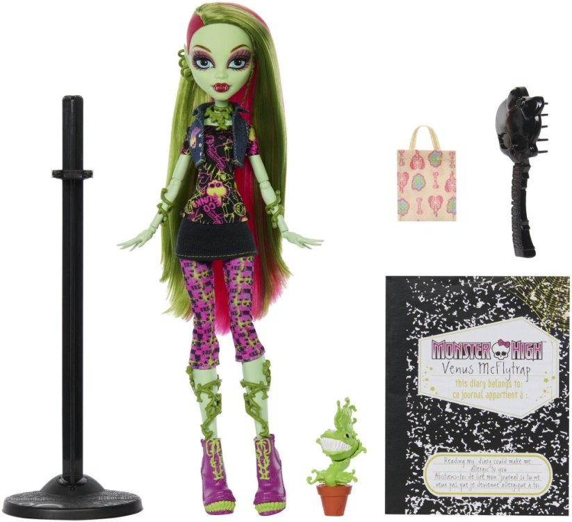 Mattel Monster High Venus McFlytrap Bábika kolekcjonerska Reprodukcja JHK58