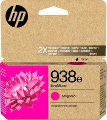 HP 938e EvoMore - 20 ml - Magenta - original - Officejet - do Officejet Pro 9110b, 9120, 9120b, 9120e, 9130b, 9130e, 9720E, 9730e (4S6Y0PE#LS1)