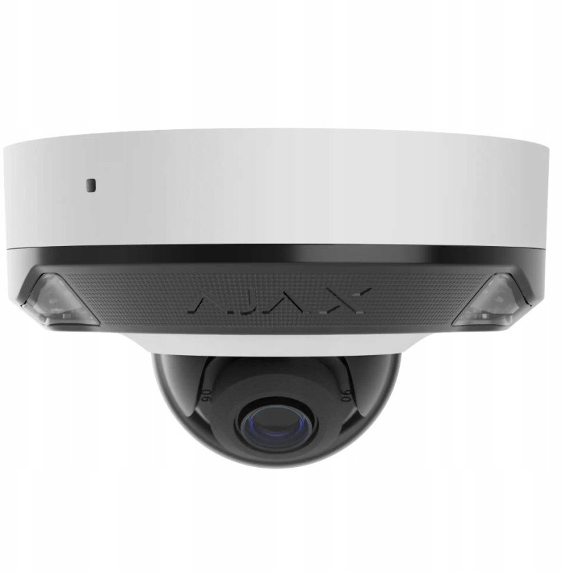 Ajax Ajax Systems 126275.214.WH1 Kamera kopułkowa IP DomeCam Mini HL 8 Mp 4 mm - Biely