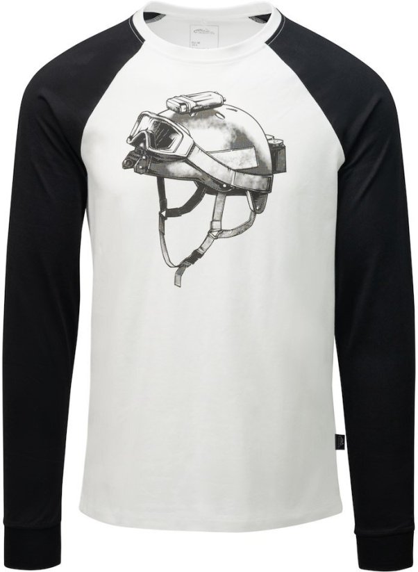 Helikon-Tex T-shirt Long Sleeve (Delta Helmet) - Biely