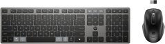 HP Hewlett Packard (HP) HP 725 Multi-Device Rechargeable Belaidė klaviatūra ir pelė Combo EURO