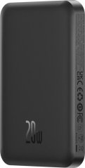 Baseus Magnetic Mini 20W 5000mAh Čierny