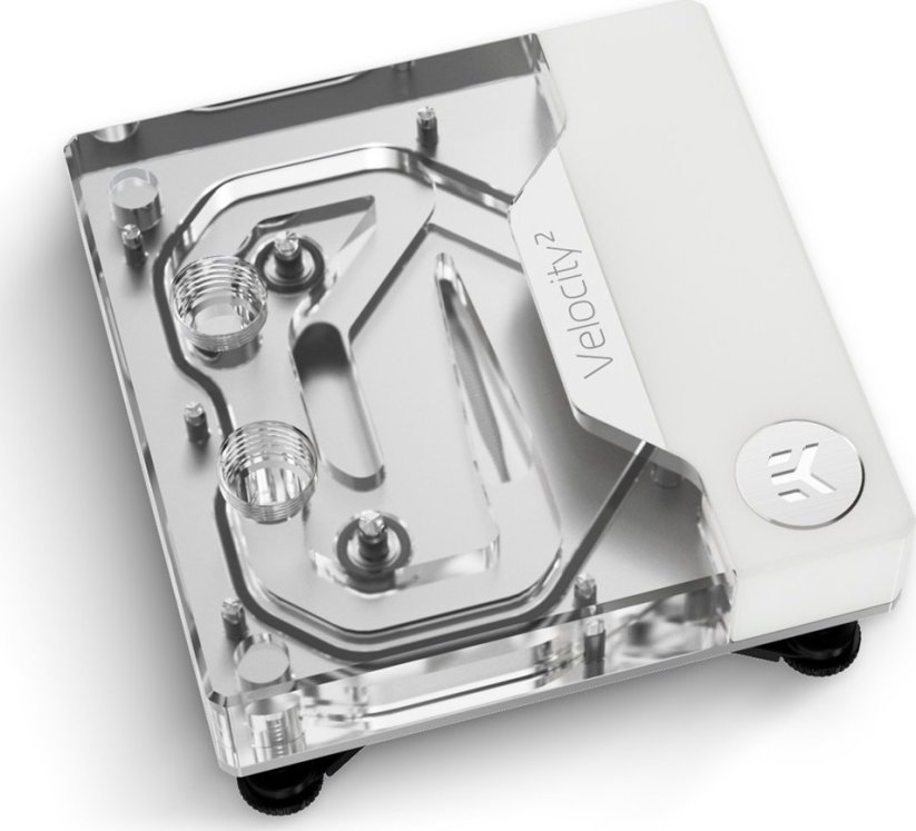 EKWB EKWB EK-Quantum Velocity? D-RGB - 1700 White Edition, CPU cooler (white/transparent)