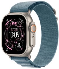 Apple Apple Watch Ultra 3 49 mm Trail Loop S/M nerusejosa terauda / zila- Viedpulkstenis Ultra 3 MEWR4ET/A (195950609288)