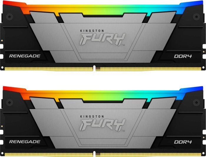 Kingston Fury Renegade RGB, DDR4, 16 GB, 4000MHz, CL19 (KF440C19RB2AK2/16)