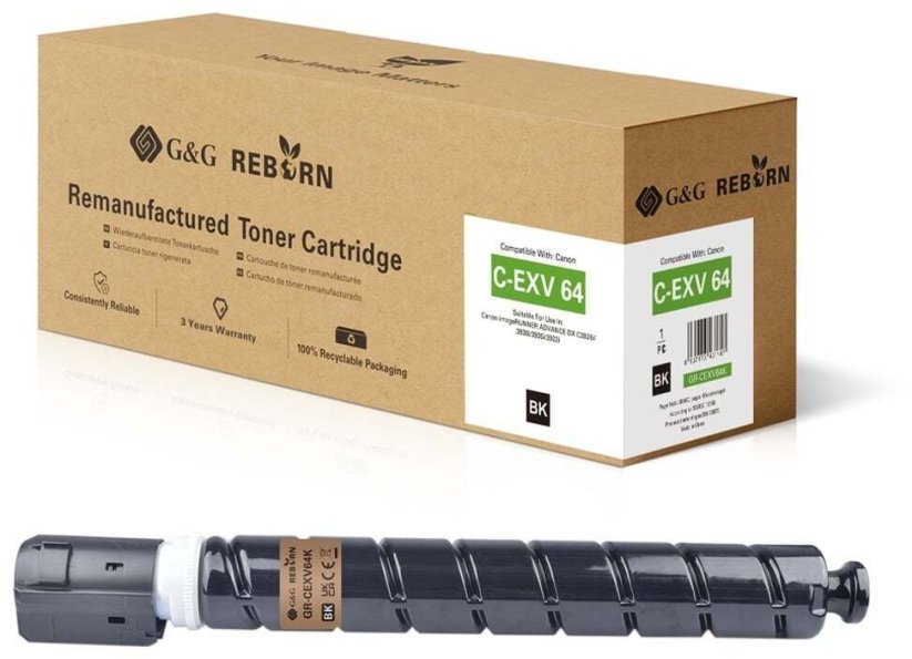 G&G Reborn-Toner kompatybilny z Canon C-EXV 64 (5753C002) B